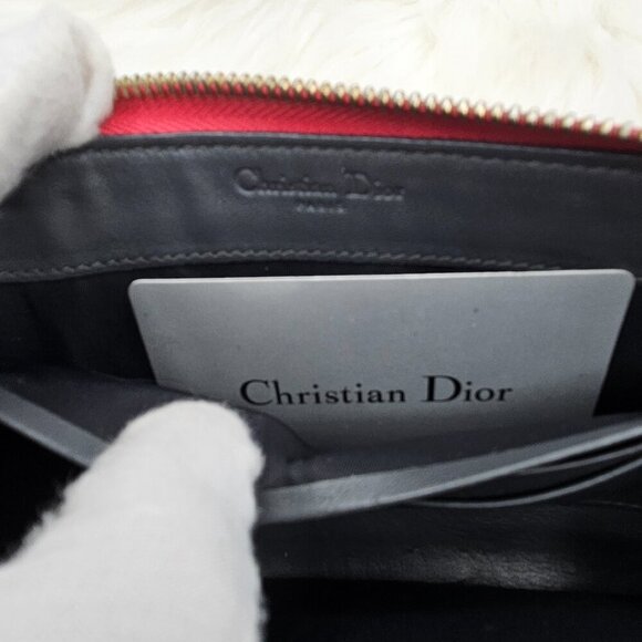 Dior Venis Leather Zip Around Wallet - Picture 14 of 17